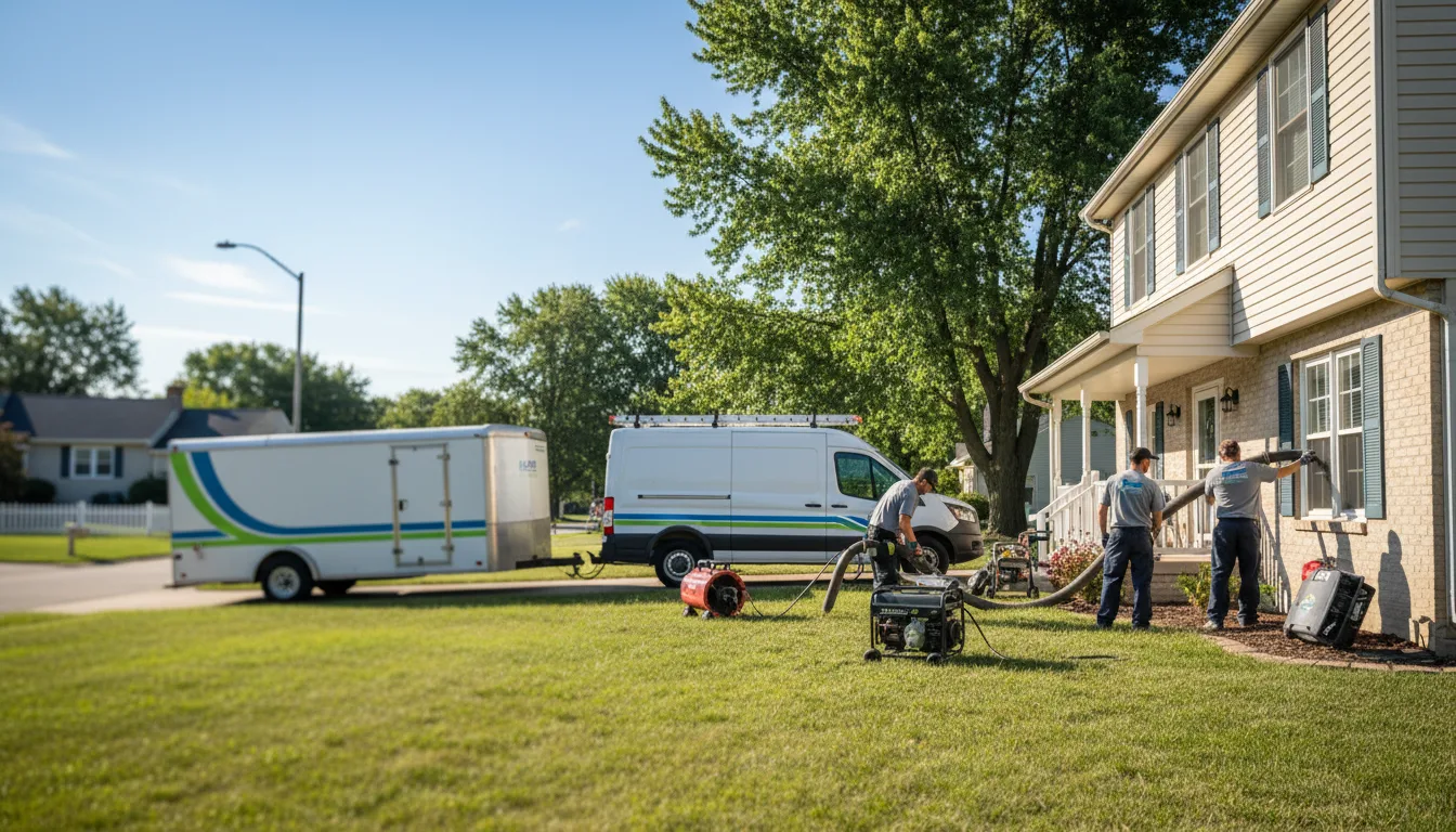 Flooded Basement Restoration And Cleanup With Repair in Chickasaw, OH near me
